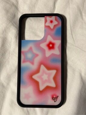 Stylish Star Gradient Phone Case - Pink & Blue